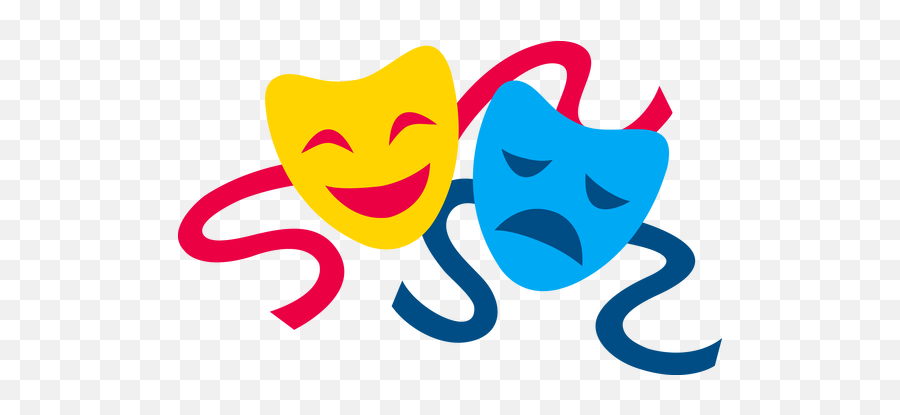 Theatre Arts - Clipart Drama Masks Emoji,Emotion Charades Clip Art
