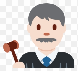 Man Judge Emoji With Light Skin Tone - Mirembe College Of Health,Scales Of Justice Emoji