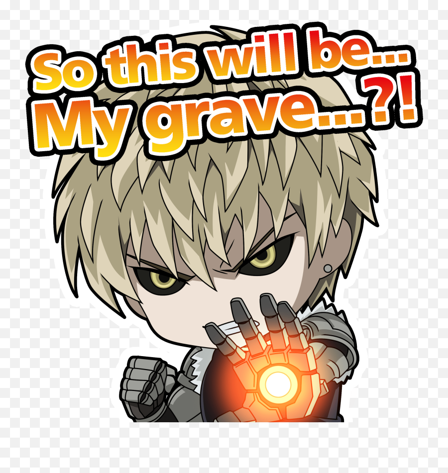 One - Fictional Character Emoji,One Punch Man Is The Esper Powers Based On Emotion