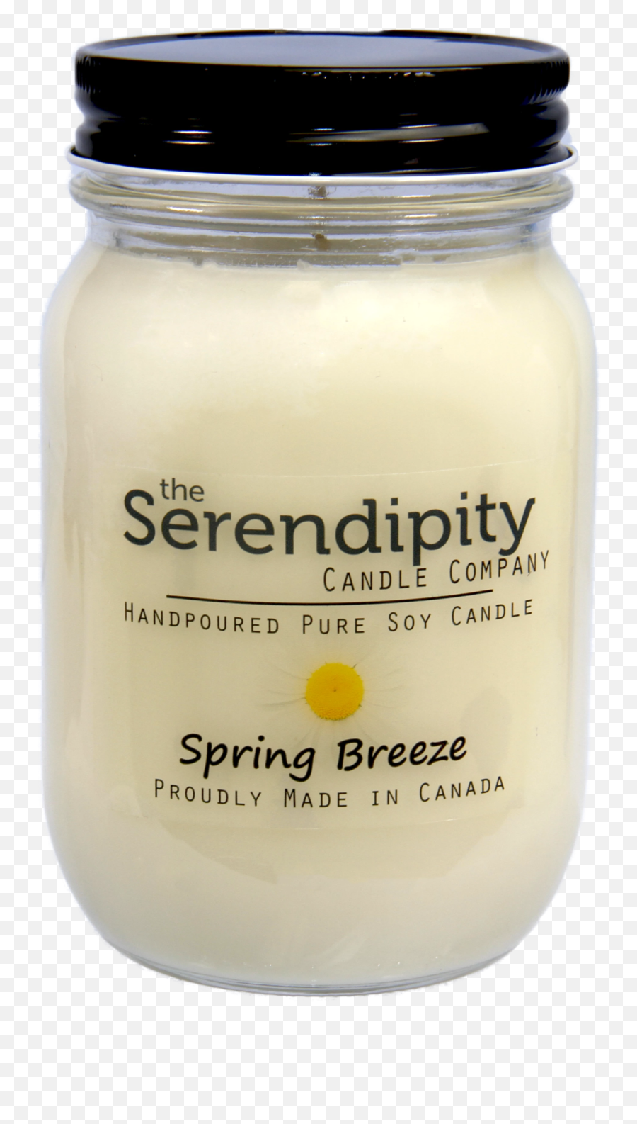 Spring Breeze Handpoured Soy Candle - Fresh Emoji,Glass Jar Of Emotions