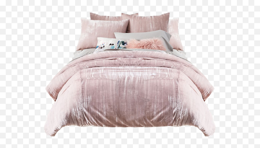 Crushed Crinkle Velvet Blush Light Pink Metallic Crush Boho - West Elm Pink Crinkle Velvet Duvet Cover Emoji,Pink Emojis Bed Spreads