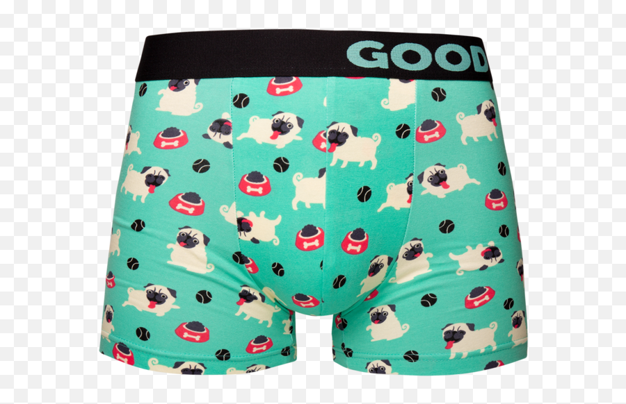 Good Mood Trunks Pug Life - Mops Bokserki Emoji,Snow Feet Emoji