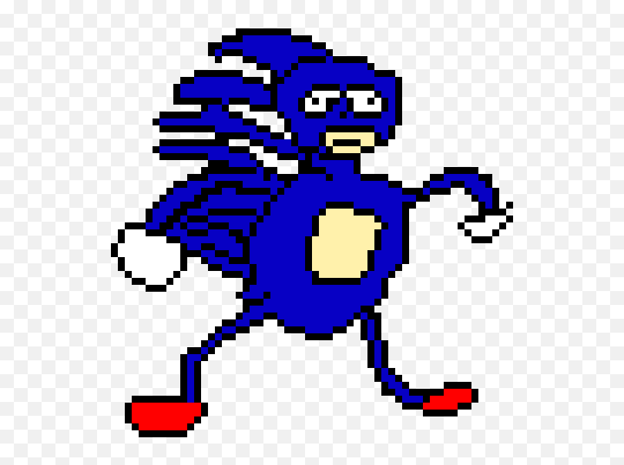 Pixel Art Gallery Emoji,Sanic Emoticon