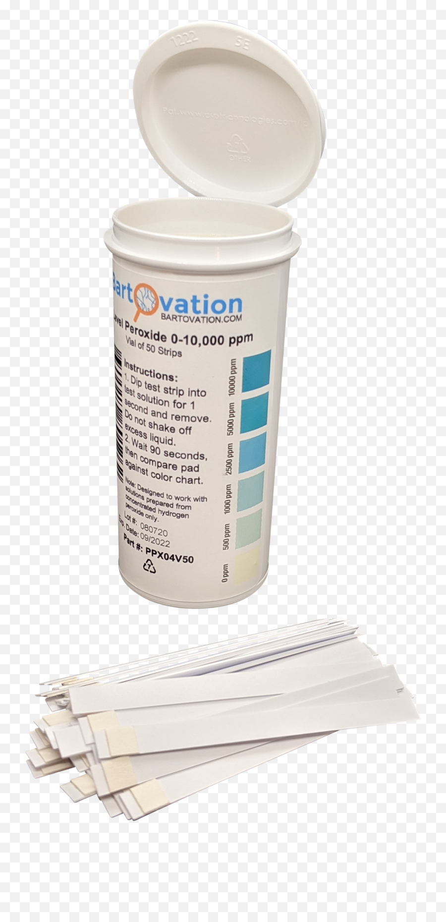 Very High Level Hydrogen Peroxide H2o2 Test Strips 0 - 10000 Ppm Vial Of 50 Strips Emoji,Happy Emotion Vial