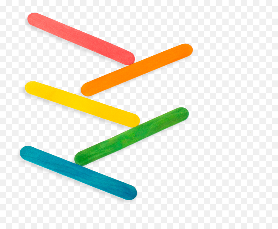 Popsicle Stick Crafts Png - 5 Popsicle Sticks Colored Emoji,Popsicle Emoticon Facebook