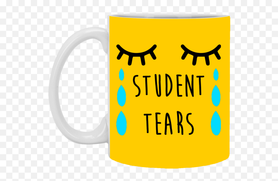 Student Tears Mug - Gift For Crush Emoji,How To Make Emoticon Coffee Mugs