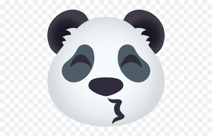 Whistling Panda Gif - Whistling Panda Joypixels Discover U0026 Share Gifs Panda Sticker Emoji,Whistling Emoji