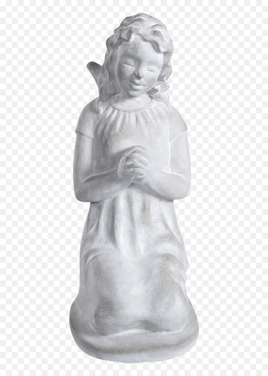 Praying Angel - Sculpture Full Size Png Download Seekpng Emoji,Emoji Clipart Praying Clear Background