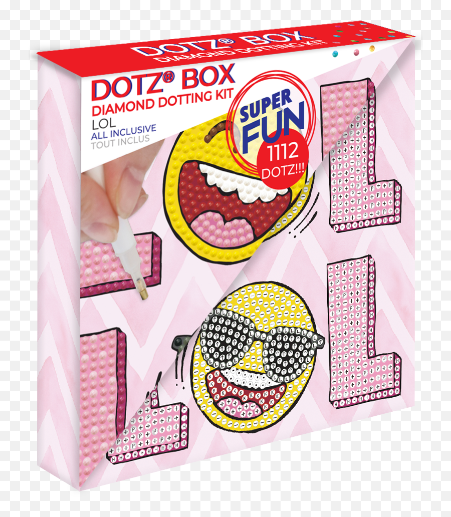 Lol Kit Small Diamond Dotz Dotz Box Diamond Painting Kit Emoji,Diamond Square Emoji