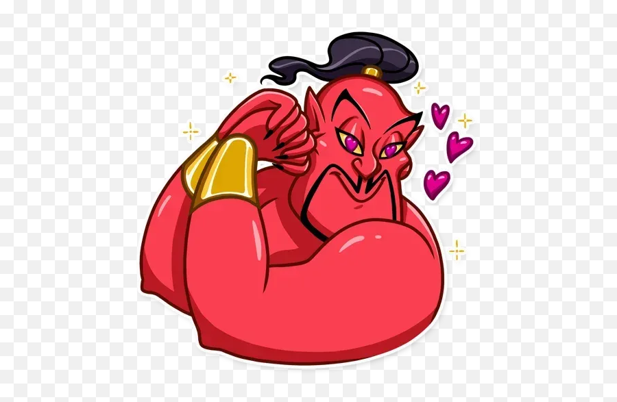 Evil Genie Sticker Pack - Stickers Cloud Emoji,Genie Emoji