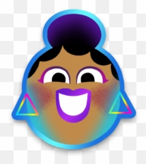 Dream In Black Stickers By Atu0026t - Happy Emoji,Dream Emoji