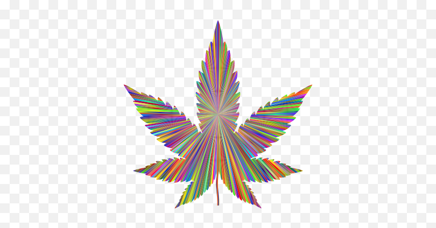 Marijuana Leaf Silhouette - Openclipart Weed Leaf Png Emoji,Pot Leaf Emoticon