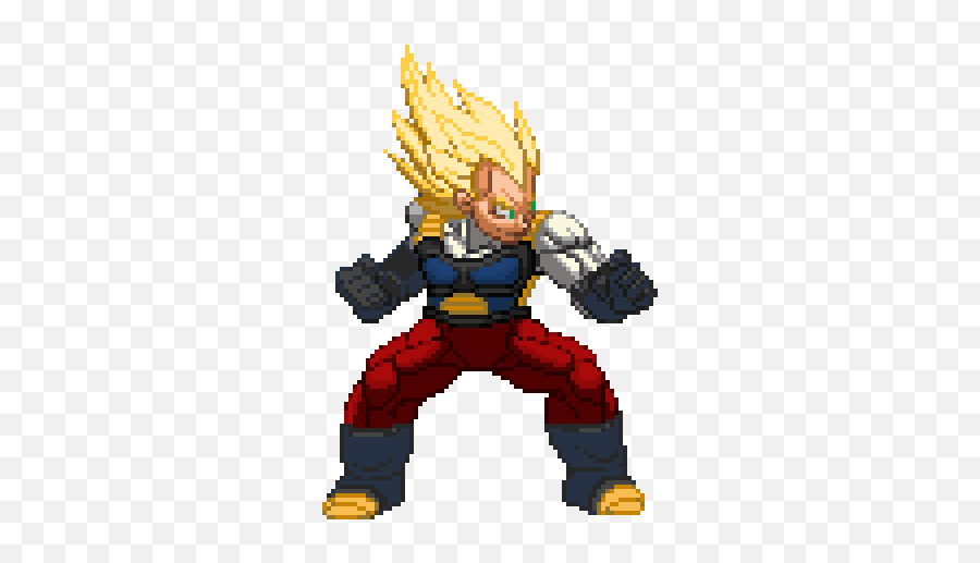 Ssj Vegetaz2 Yardrat Attire - Fictional Character Emoji,Vegeta Emoji