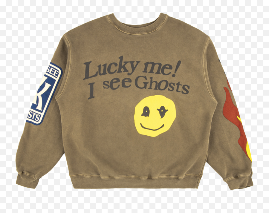 Kanye West Lucky Me C - Long Sleeve Emoji,Kanye Emoticon