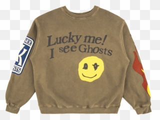 Kanye West Lucky Me C - Long Sleeve Emoji,Kanye Emoticon