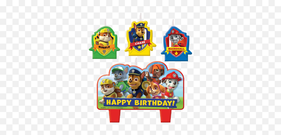 Paw Patrol Candle Set - Paw Patrol Emoji,Paw Patrol Emoji