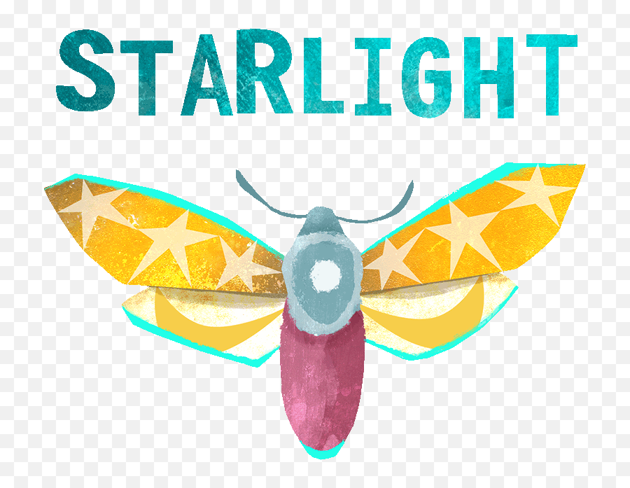 Midnight Moth Bedtime Stickers By Crystal Smith - Straight Edge Measuring Instrument Emoji,Moth Emoji