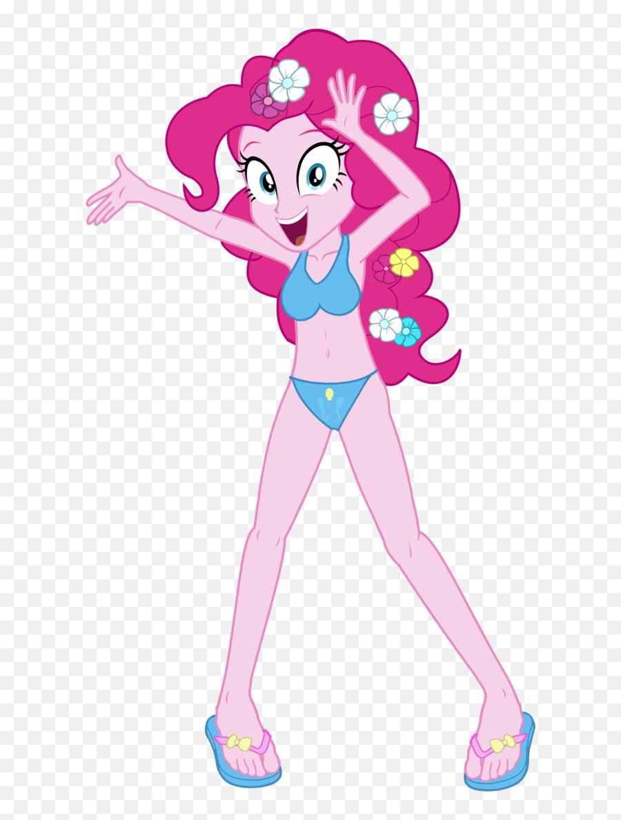 Swimsuit Clipart Beach Wear Swimsuit Beach Wear Transparent - My Little Pony Equestria Girls Pinkie Pie Bikini Emoji,Pinkie Pie Emoji