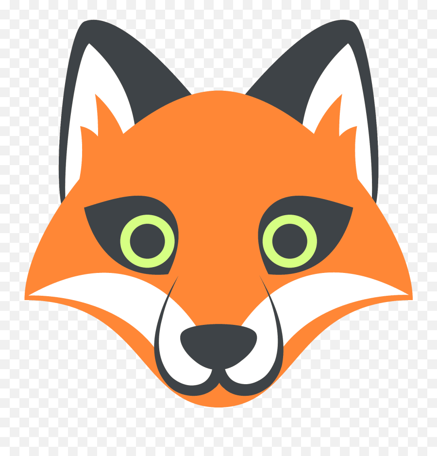 Fox Emoji Clipart - Fox Face Clipart Png,Fox Emojis