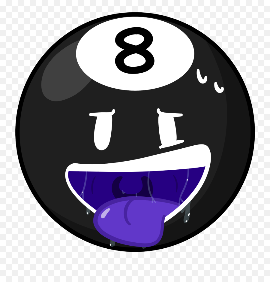 Lol Ate Ball - Bfb 8 Ball Male Emoji,G Dragon Emoticon