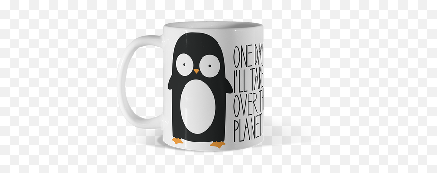 Pink Penguin Mugs - Magic Mug Emoji,Pussyhat Emoticon