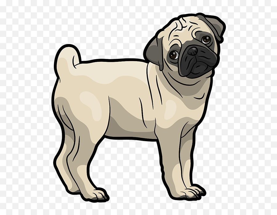 Ipugmoji - Pug Puppy Pug Clipart Emoji,Pug Emoticons For Iphone