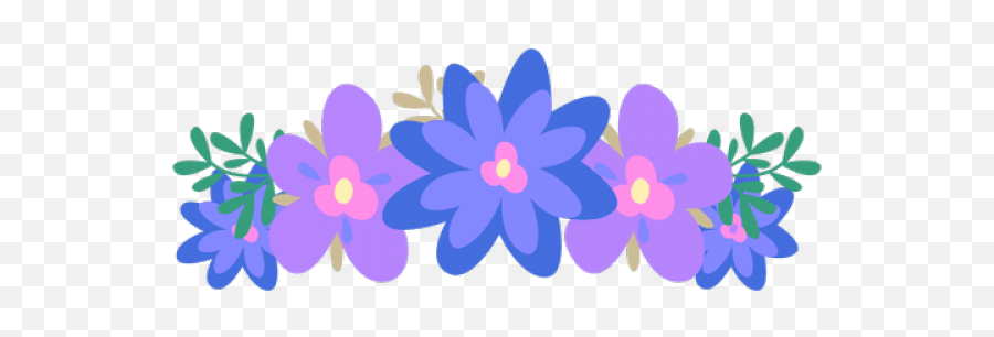Floral Crown Png - Flower Crown Vector Png Emoji,Animated Flower Emojis Downloads