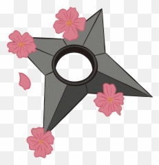 Shuriken Naruto Sakura - Kunai Drawing Flowers Emoji,Leg In Traction Emoji