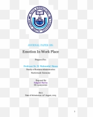 Emotion In The Work Place - North South University Emoji,Fury Emotion