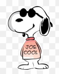 Snoopy Outline Cool Sticker - Snoopy Joe Cool Emoji,Woodstock Peanuts Copy/paste Emojis