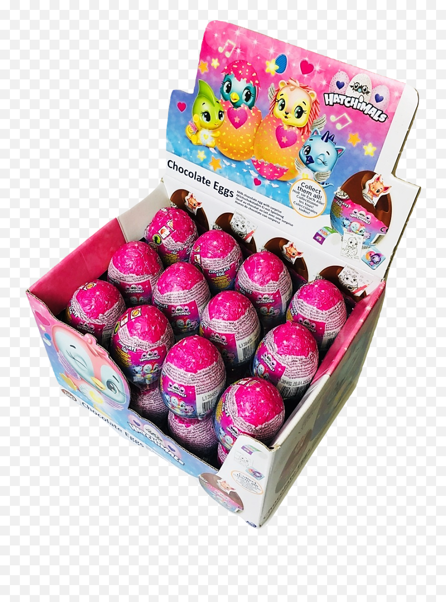 Hatch02 Hatchimals Chocolate Egg X24 - Chocolate Surprise Eggs Hatchimals Emoji,Hatchimals Emotions List