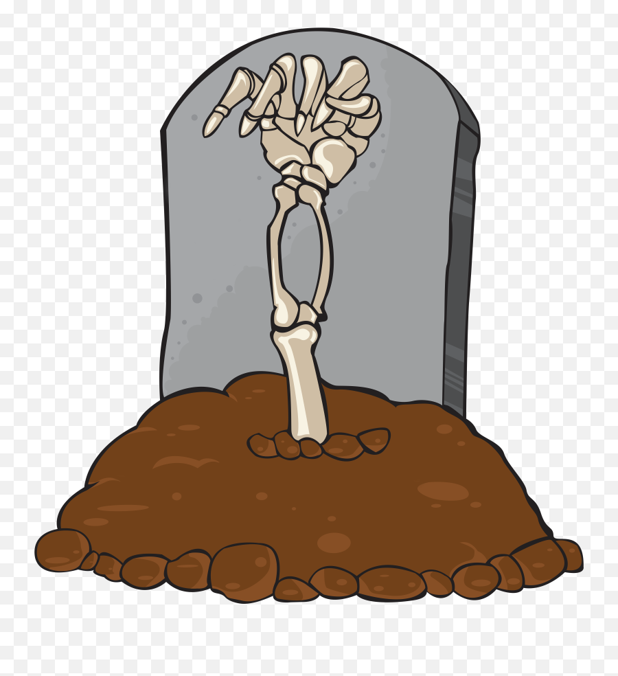 Skeleton Hand Coming Out Of Grave Emoji,Thumbs Up Skelliton Emoji