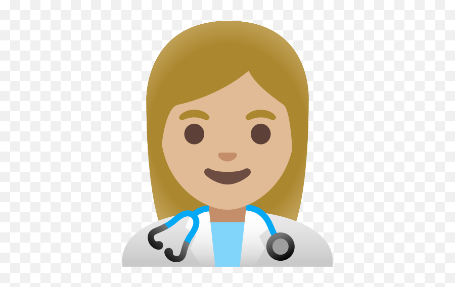 U200d Woman Health Worker Medium - Light Skin Tone Emoji Emoji Medecin,Woman Emoji