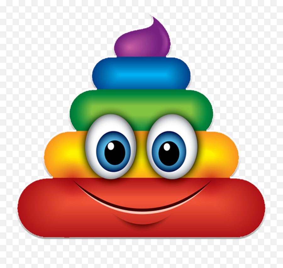 Poop Funny Smile Laugh Drawing Free Image Download - Colorful Poop Emoji,Smile Laugh Emoticon