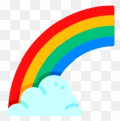 Rainbows - Color Gradient Emoji,Rainbow Emoji Svg