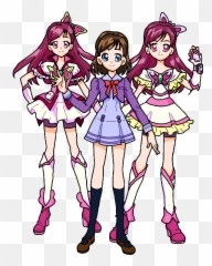 Kokoda Mimi Pretty Cure Generation Wiki Fandom - Cure Wish Daughter Cure Dream And Coco Emoji,Akane Heart Emoticon Kanade