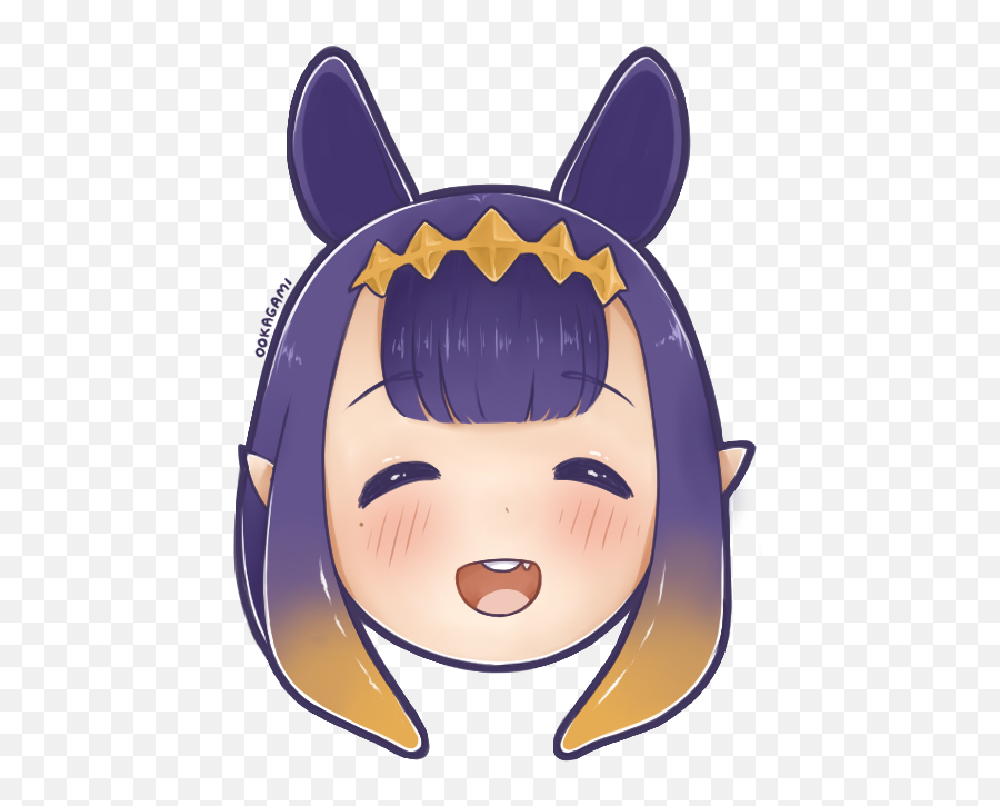 Ookagamiopen Envtuber On Twitter Gave A Chibi - Ninomae Ina Nis Emoji,Chibi Emoji