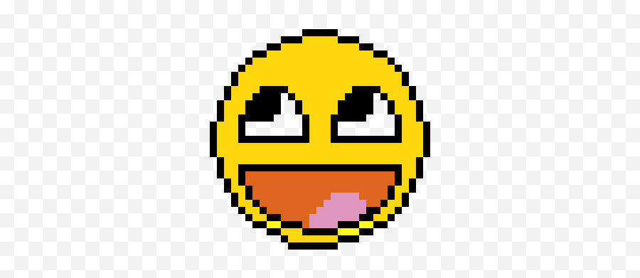 Epic Face - Epic Face Pixel Art Emoji,Eazy Emojis To Draw