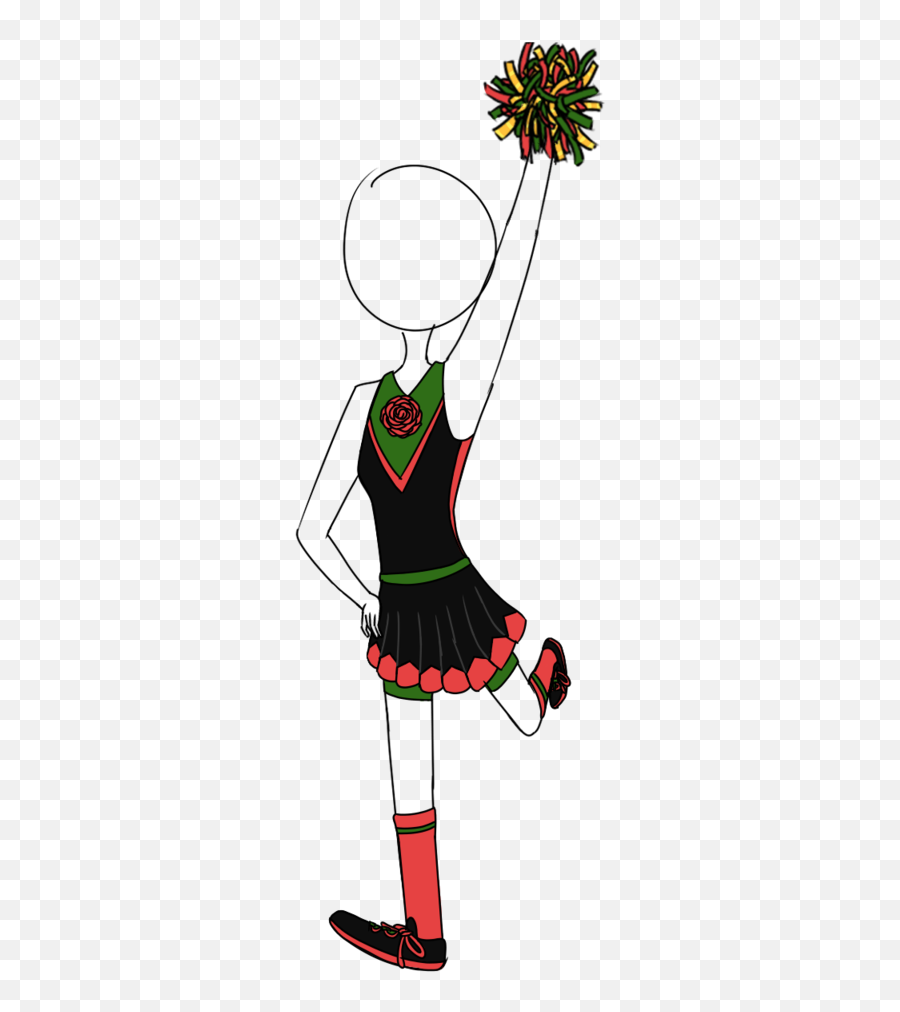 Rosehill Academy Cheerleader Uniform Zeldajune Emoji,Cheering Girl Emoticon