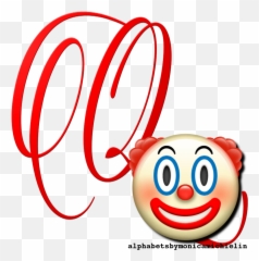 Monica Michielin Alphabets Clown Emoticon Emoji Alphabet Png,Emoticon :q