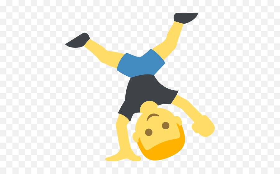 Person Cartwheeling Emoji High - Cartwheel Emoji Gif,Cartwheel Emoji