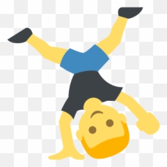 Person Cartwheeling Emoji High - Cartwheel Emoji Gif,Cartwheel Emoji