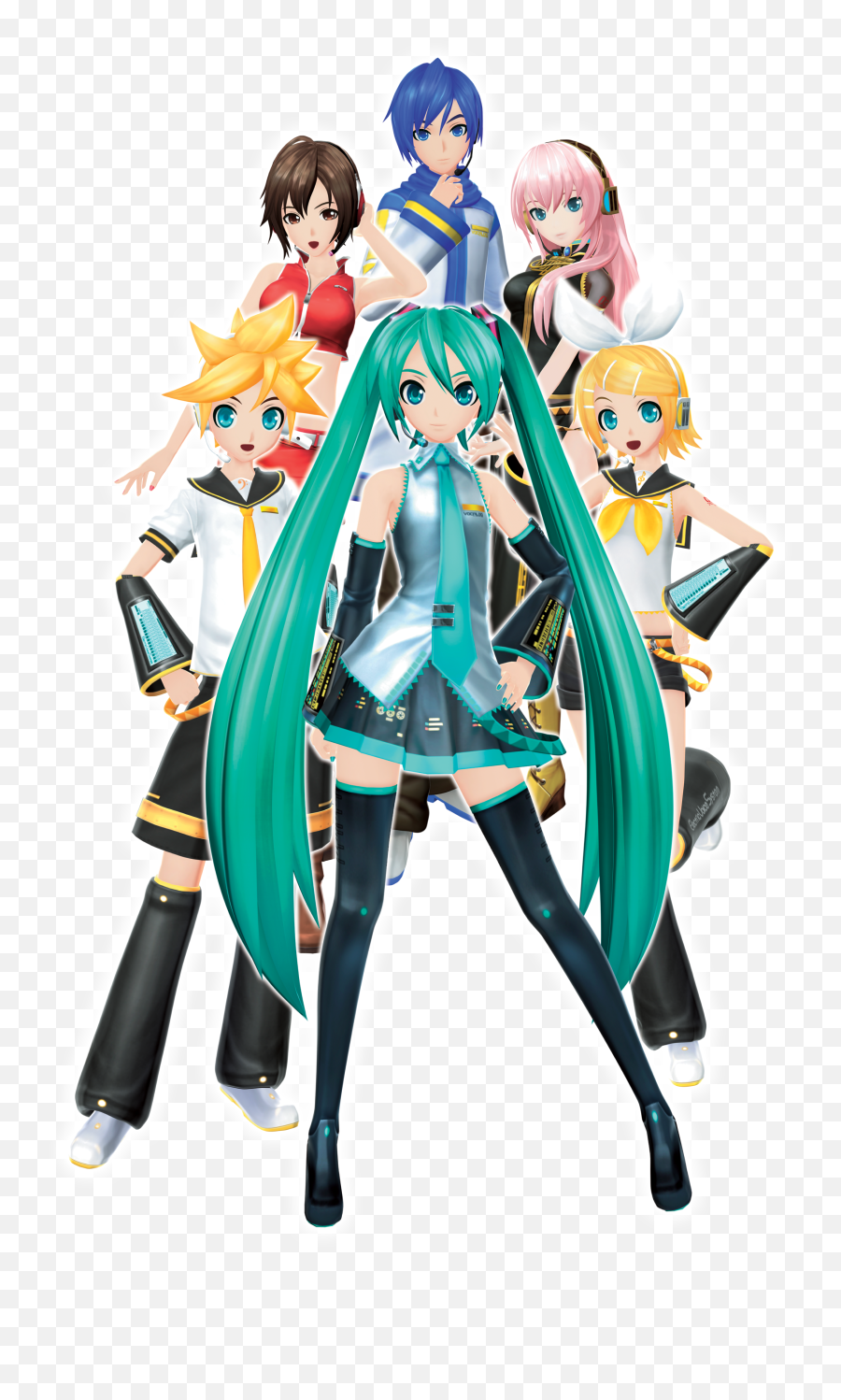 Vocaloid Hatsune Miku Kagamine Len Kagamine Rin Kaito Emoji,Megurine Luka Emoticon