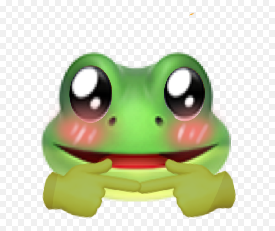 Frog Emoji Apple Emojis Emoji - Happy,Pleading Emoji