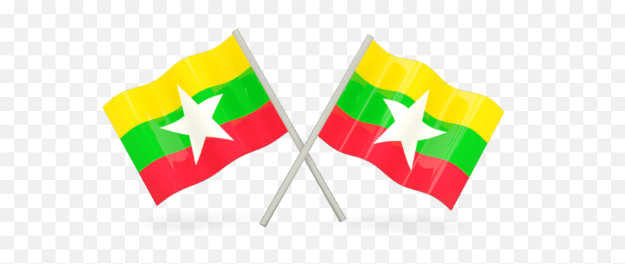 Myanmar Flag Clipart And Transparent Bacckground - Sierra Flagpole Emoji,Dprk Flag Emoji