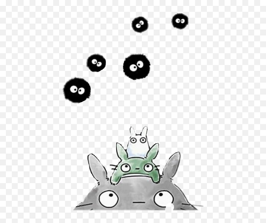 My Totoro Soot Studio Sticker By Crystal Perez - Mei Totoro Dust Bunnies Emoji,Studio Ghibli Emoji