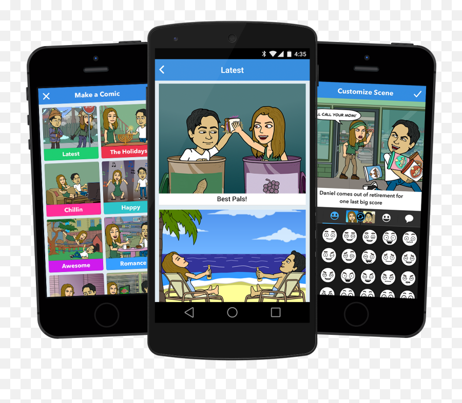 The Original Bitstrips App How To Make Comics App A Comics - Snapchat Emoji,Bitstrips Emoji