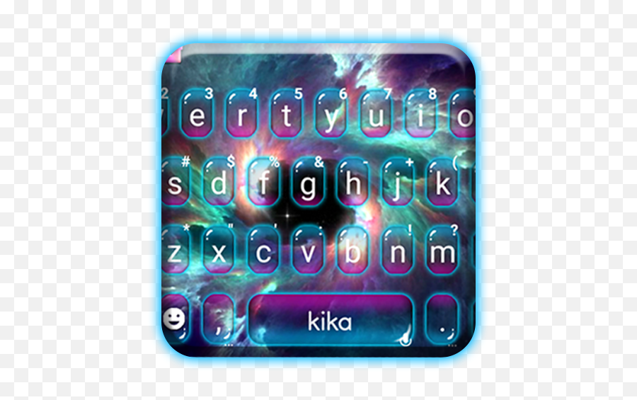 Galaxy Space Blackhole Keyboard Theme - Technology Applications Emoji,Blackhole Emoji