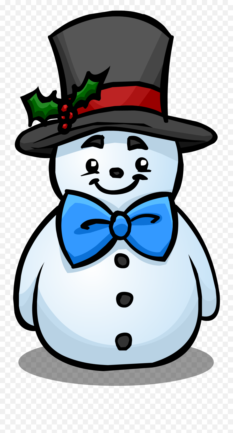Clipart Snowman Hat Clipart Snowman - Snowman With A Top Hat Emoji,Snowman Emoji Pillow