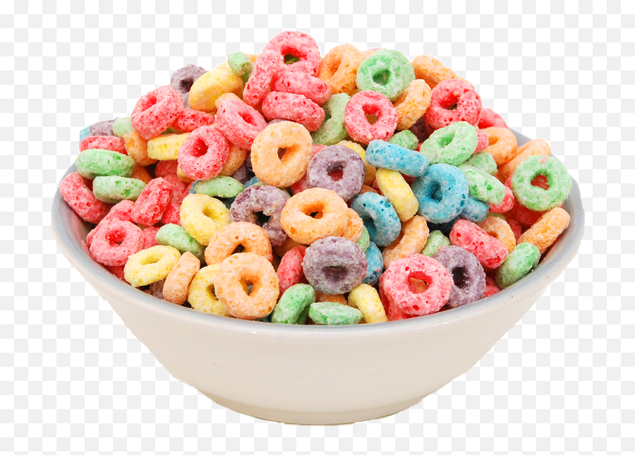 Cereal Sticker Challenge - Cereal Froot Loops Png Emoji,Find The Emoji Bowl Of Cereal